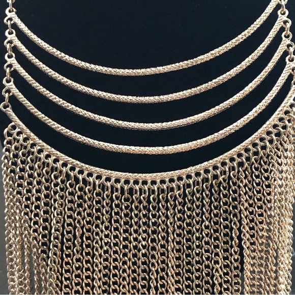 Stunning vintage tassel chain necklace - Picture 2 of 6